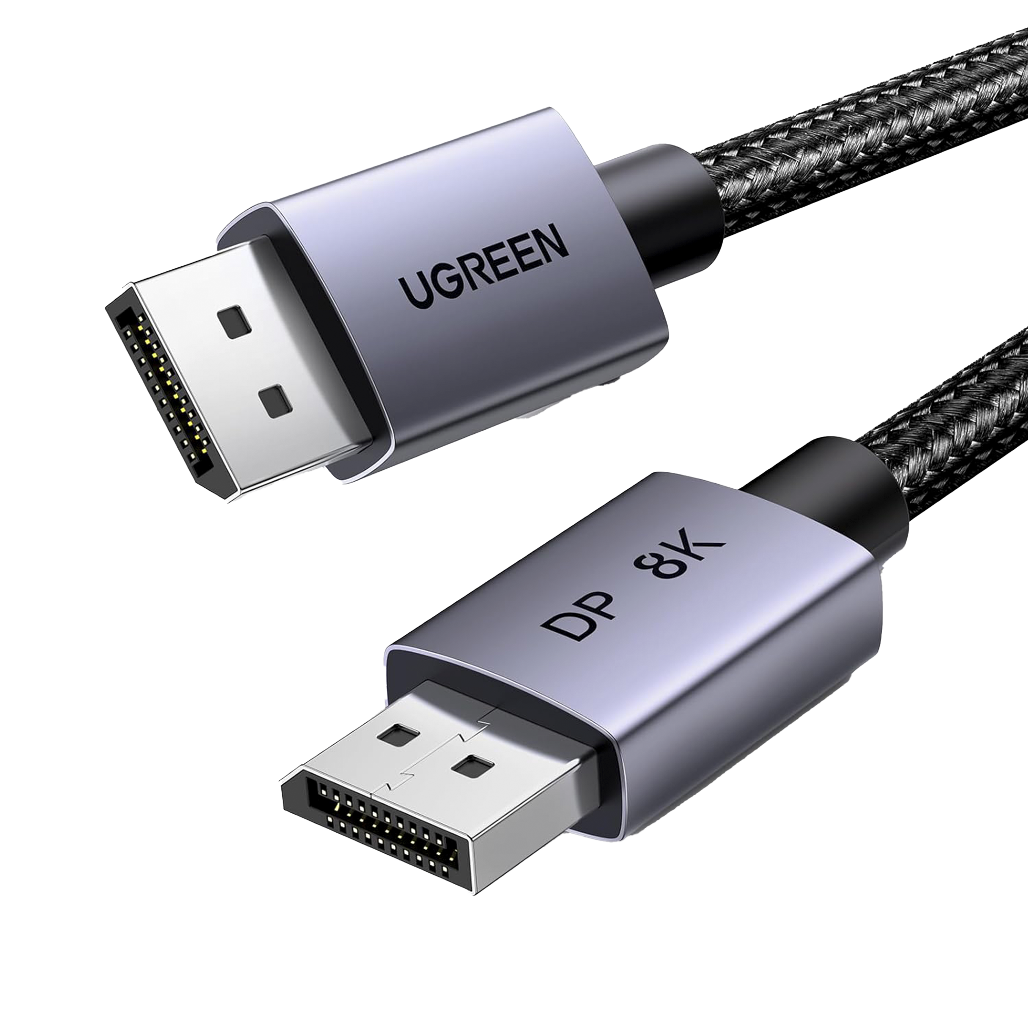 Cable DisplayPort 1.4 | 3 metros | Resolución 8K@60Hz | Blindaje interno Múltiple | 3D/HDR+/HDCP | 32.4 Gbps | FreeSync G-Sync | Certificado VESA | Núcleo de Cobre Estañado | Malla de Nylon | Carcasa de Aluminio. Cable DisplayPort 1.4 | 3 metros | Resolución 8K@60Hz | Blindaje interno Múltiple | 3D/HDR+/HDCP | 32.4 Gbps | FreeSync G-Sync | Certificado VESA | Núcleo de Cobre Estañado | Malla de Nylon | Carcasa de Aluminio.